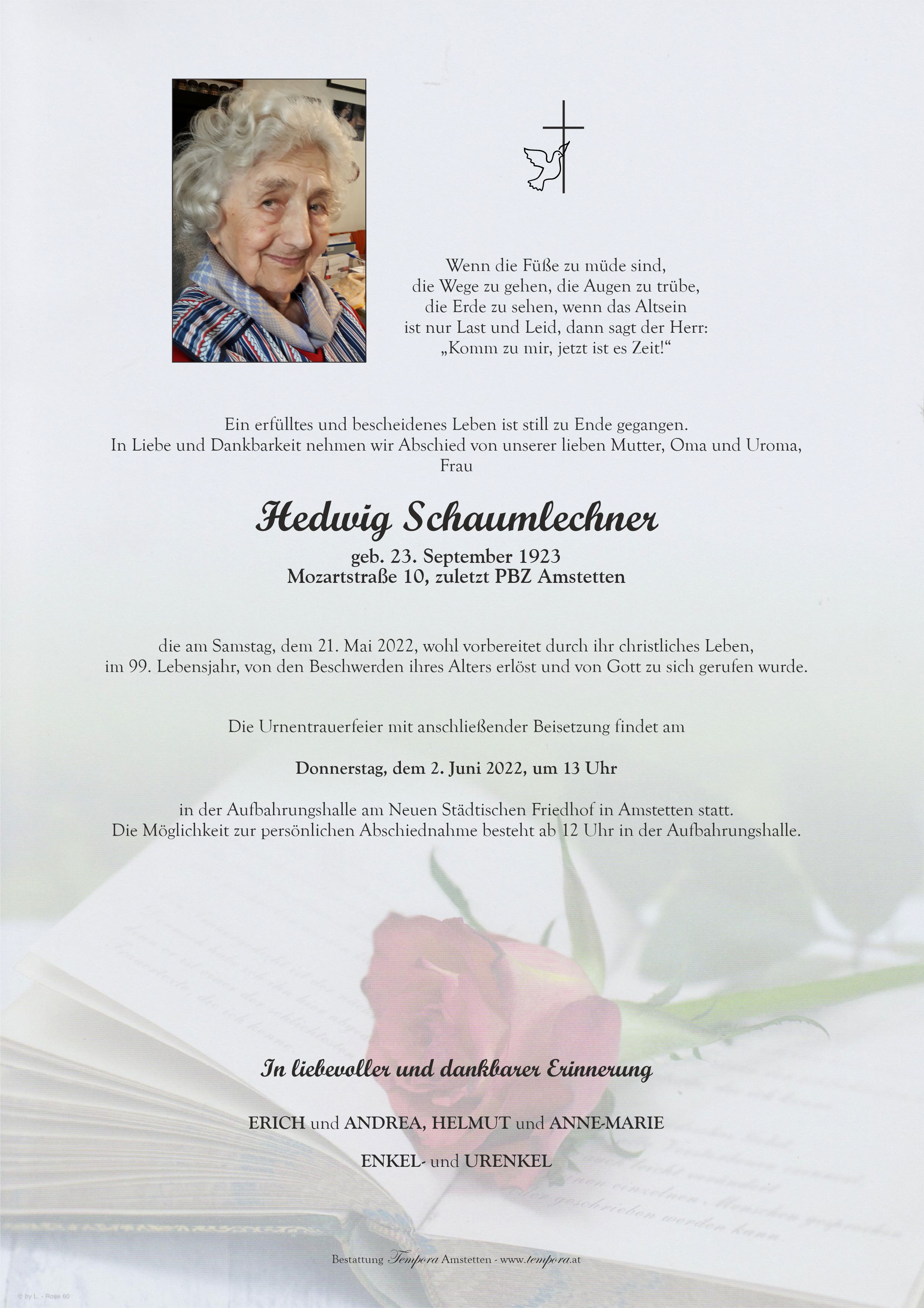 Parte Hedwig Schaumlechner