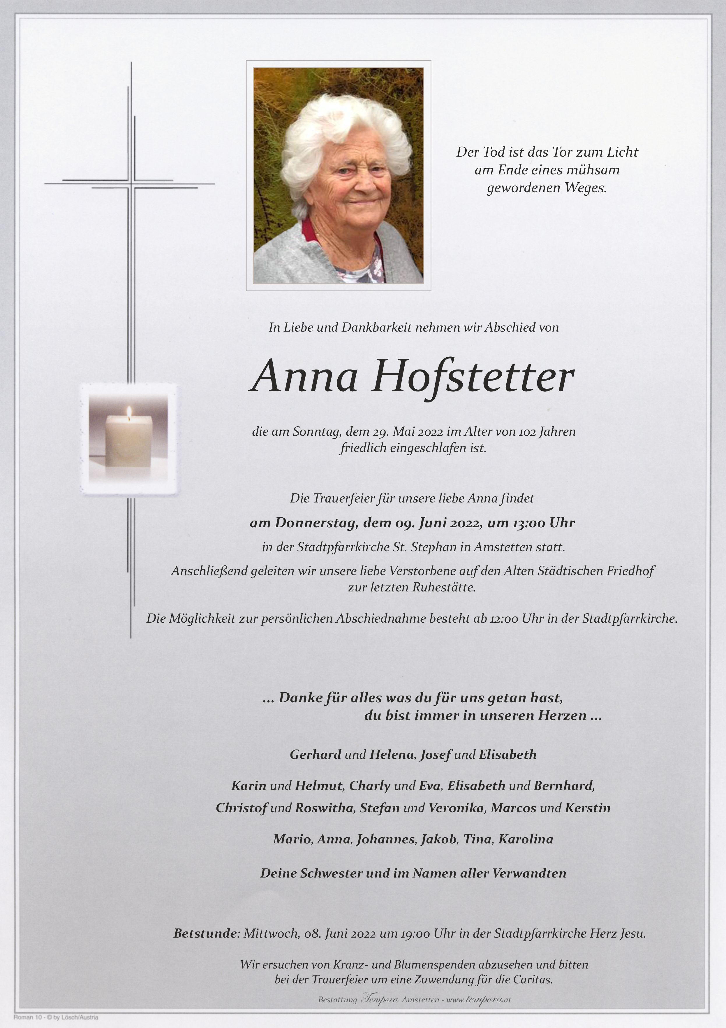 Parte Anna Hofstetter