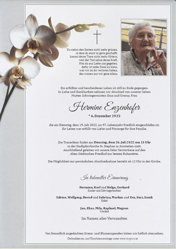 Parte Hermine Enzenhofer