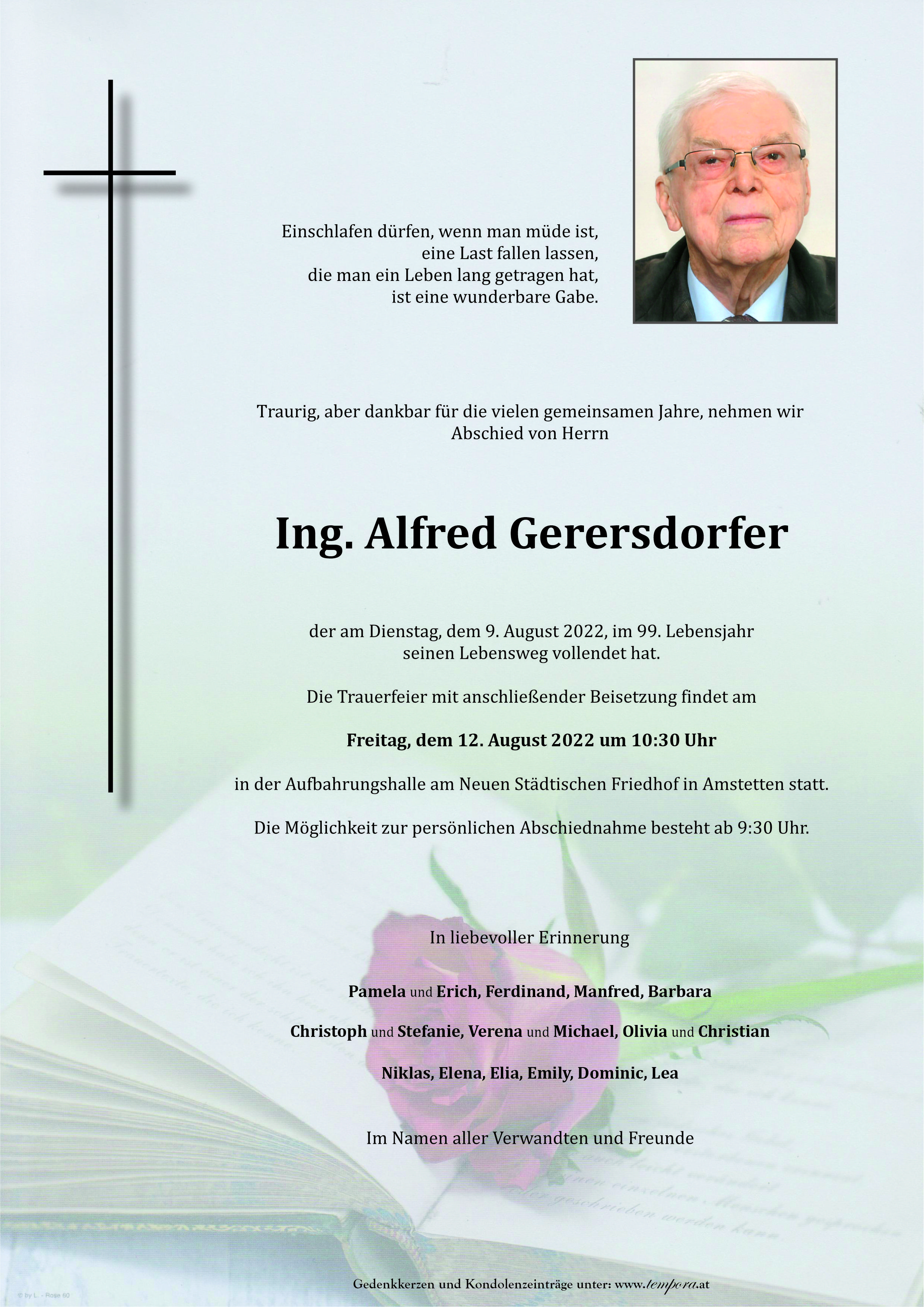 Parte Ing. Alfred Gerersdorfer