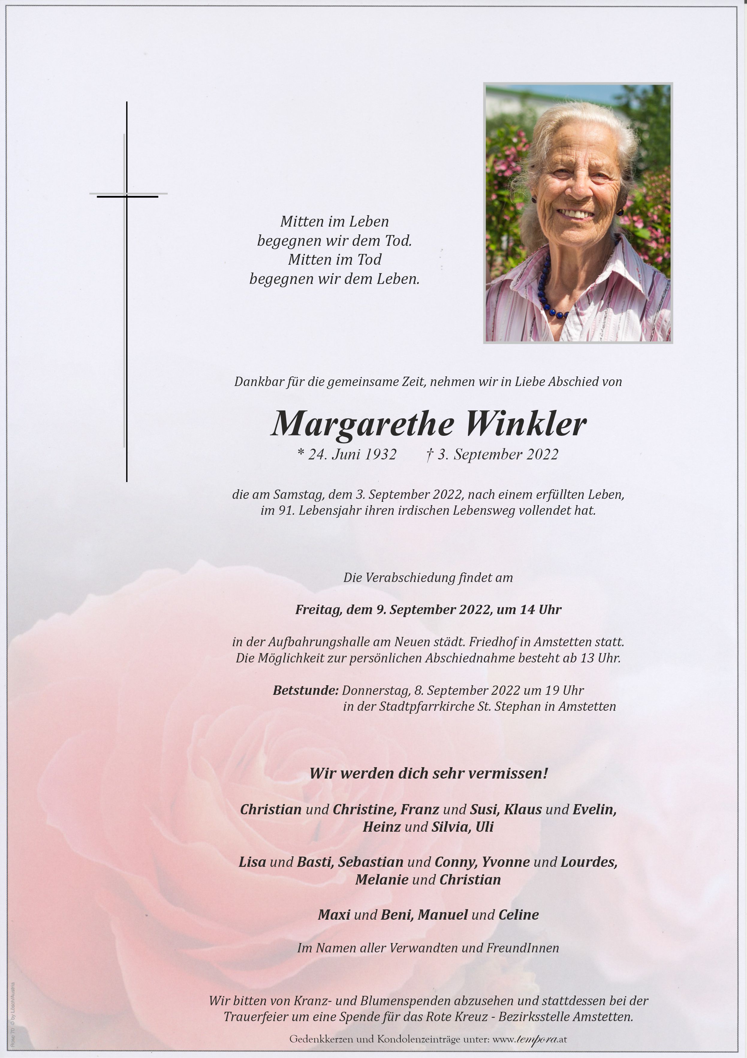 Parte Margarethe Winkler
