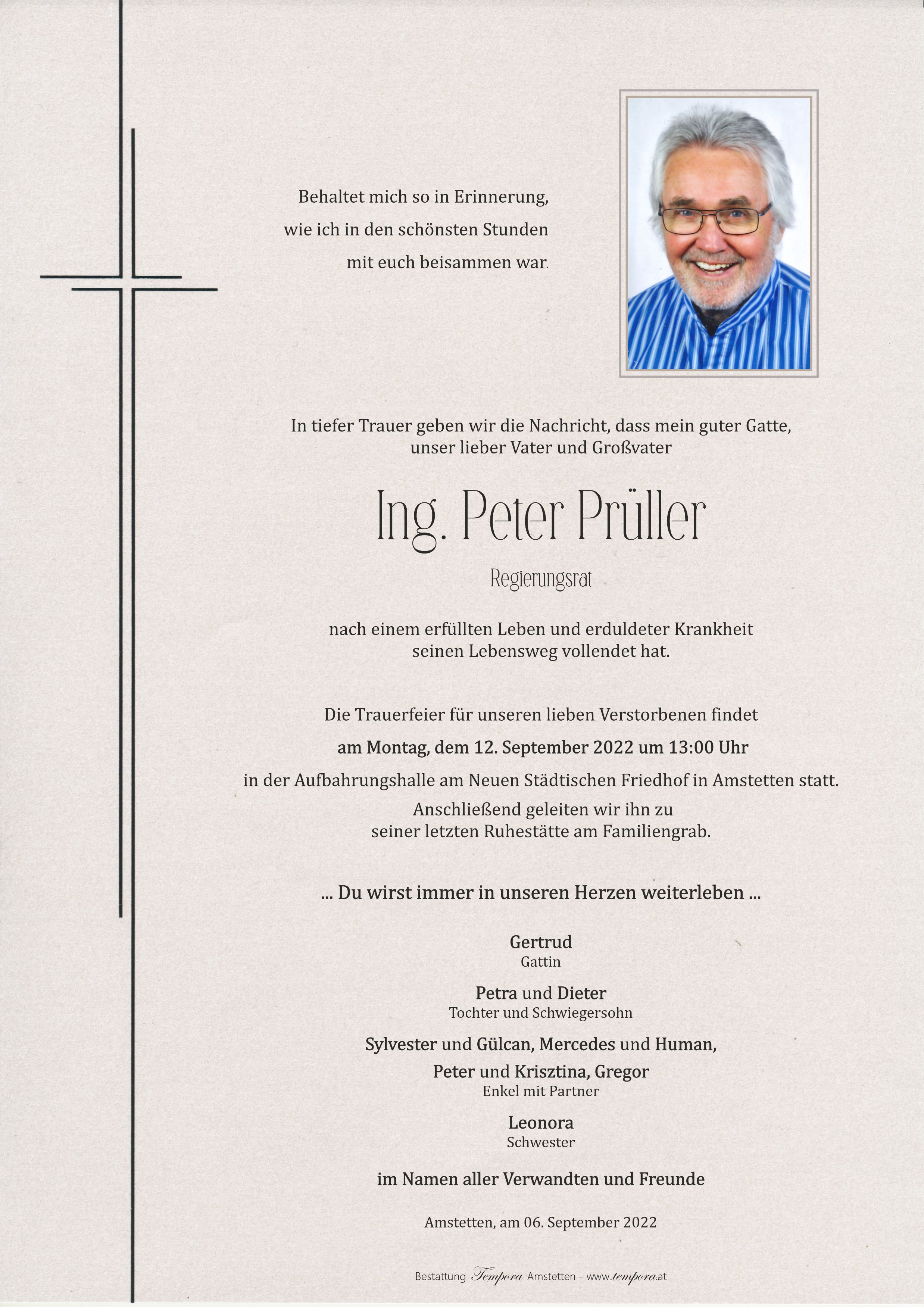 Parte Ing. Peter Prüller