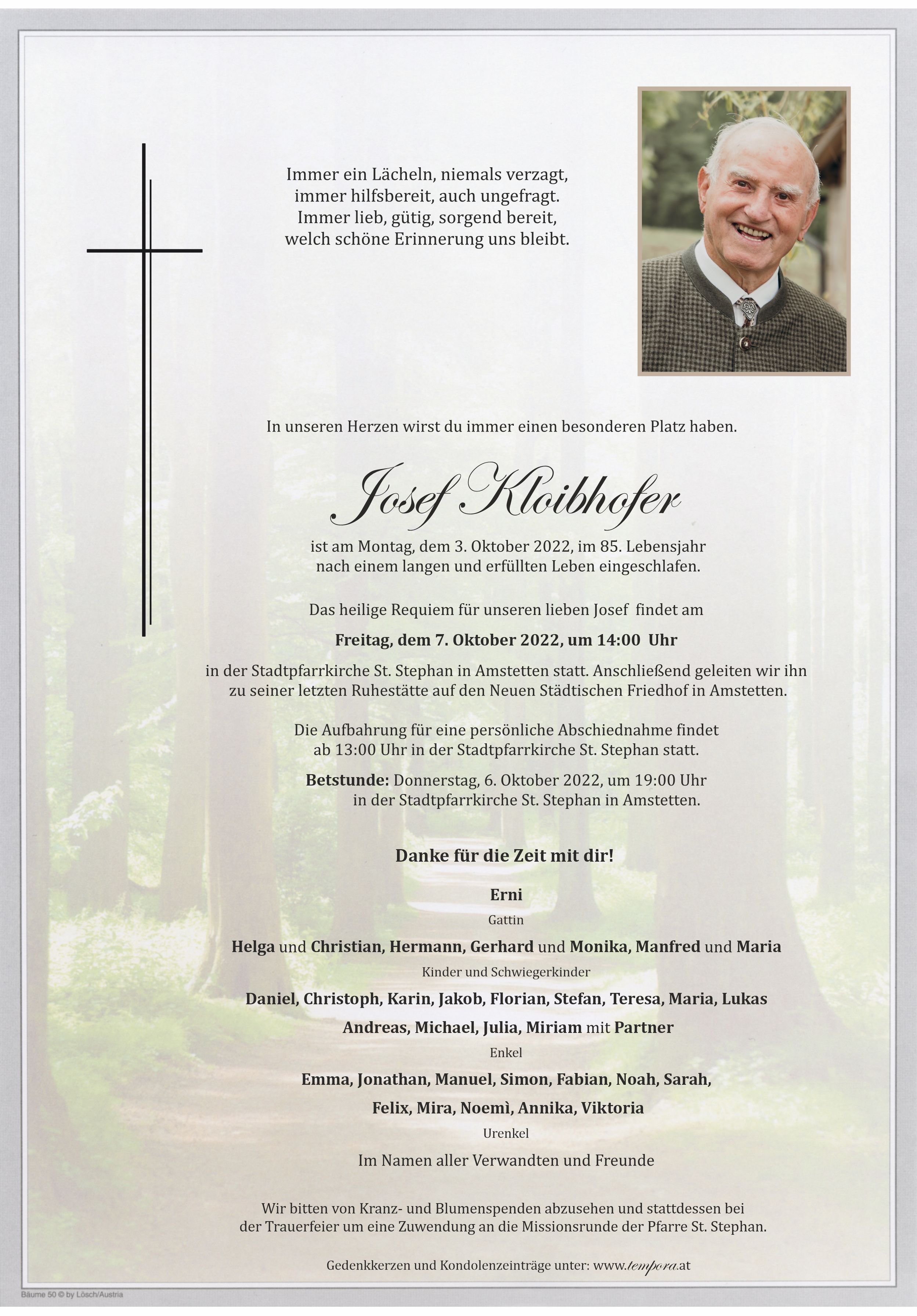 Parte Josef Kloibhofer