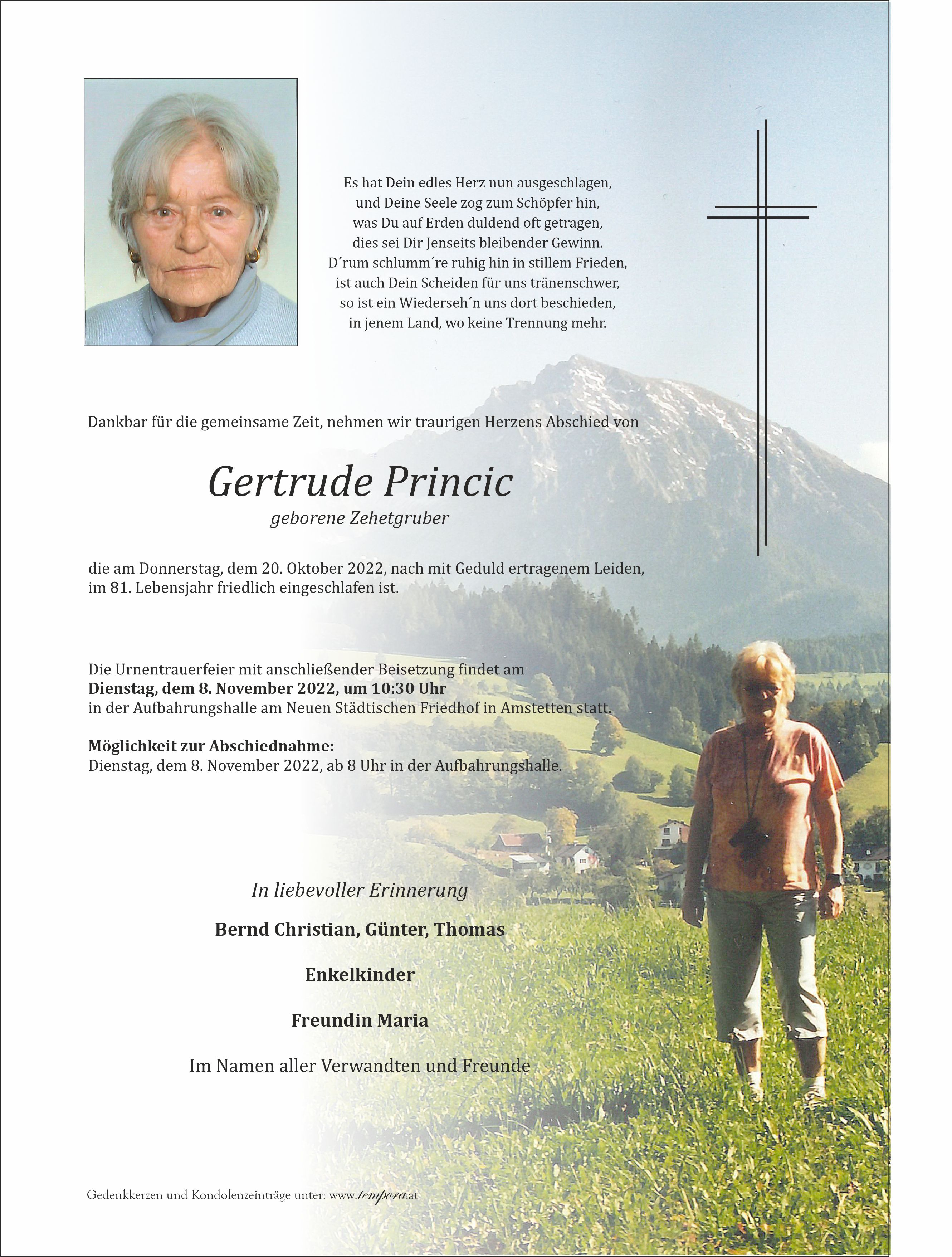 Parte Gertrude Princic