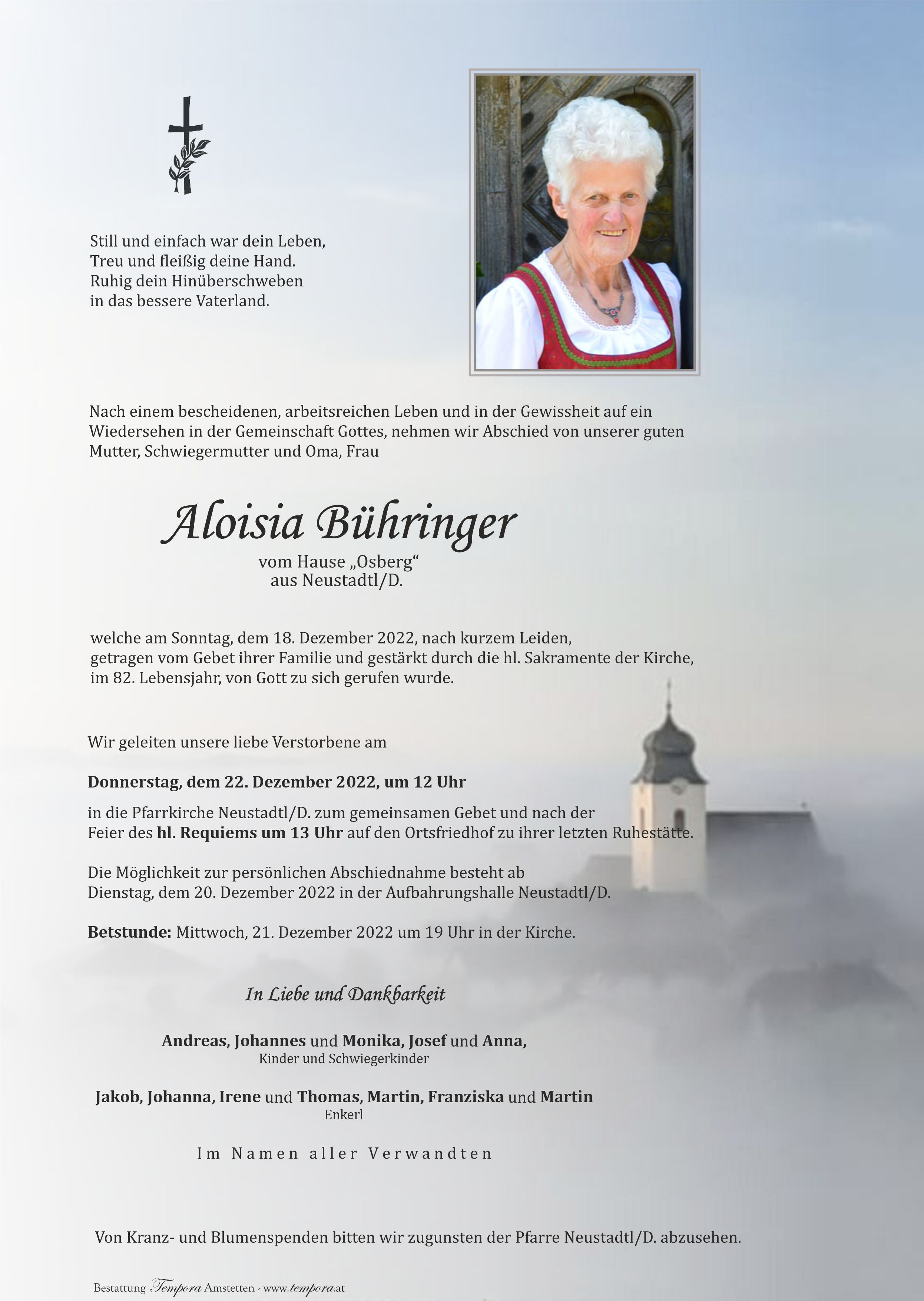 Parte Aloisia Bühringer
