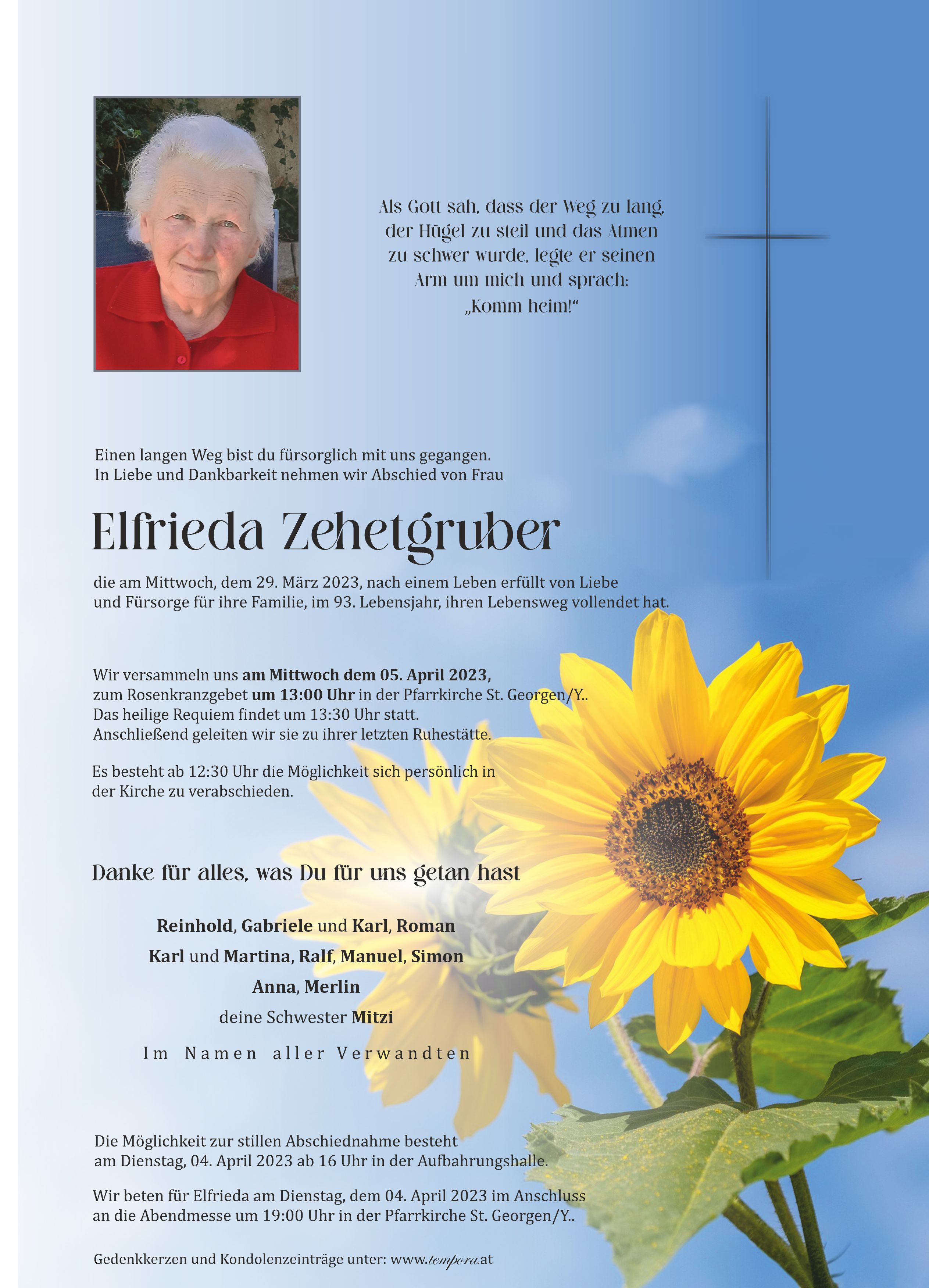 Parte Elfrieda Zehetgruber