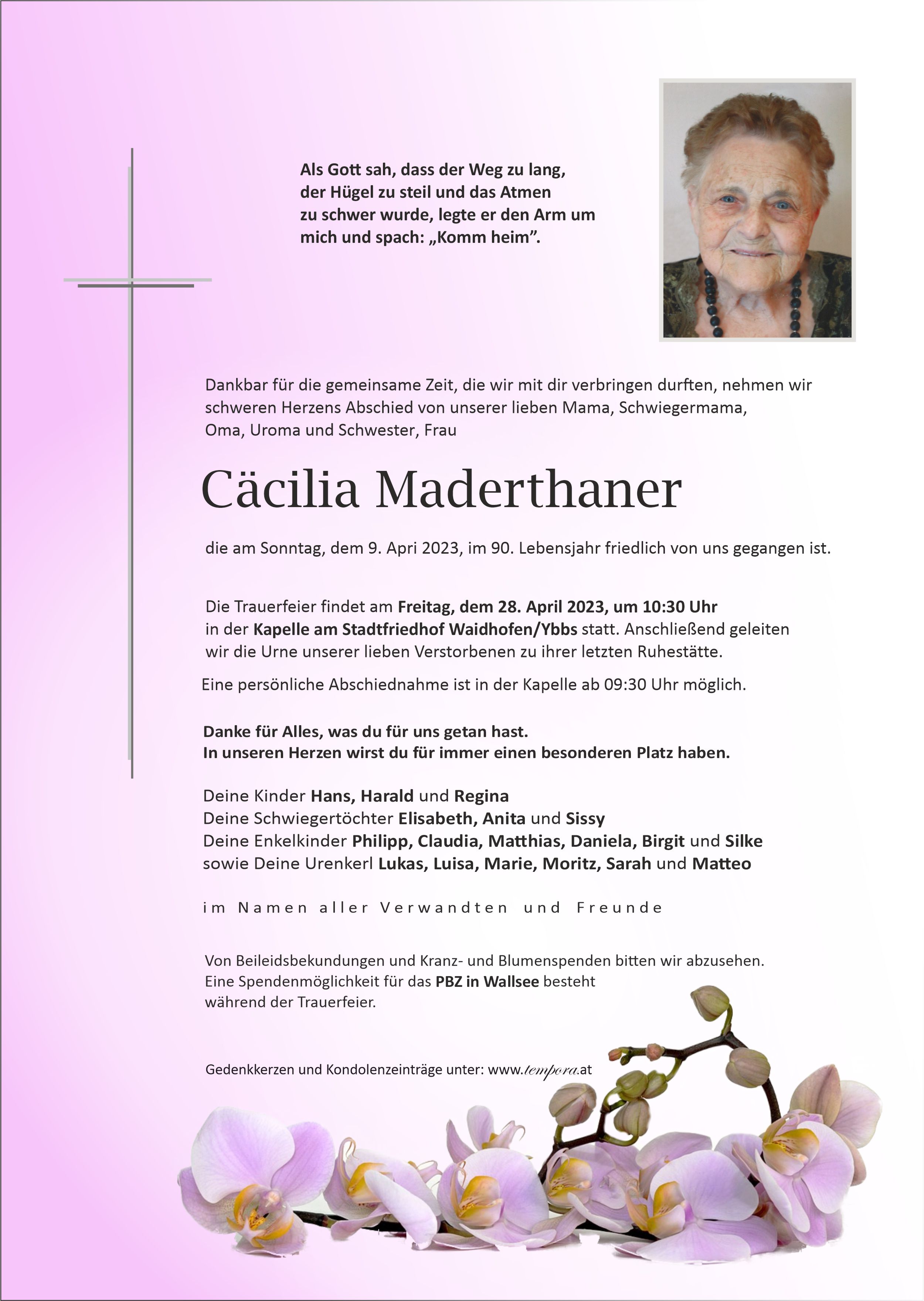 Parte Cäcilia Maderthaner