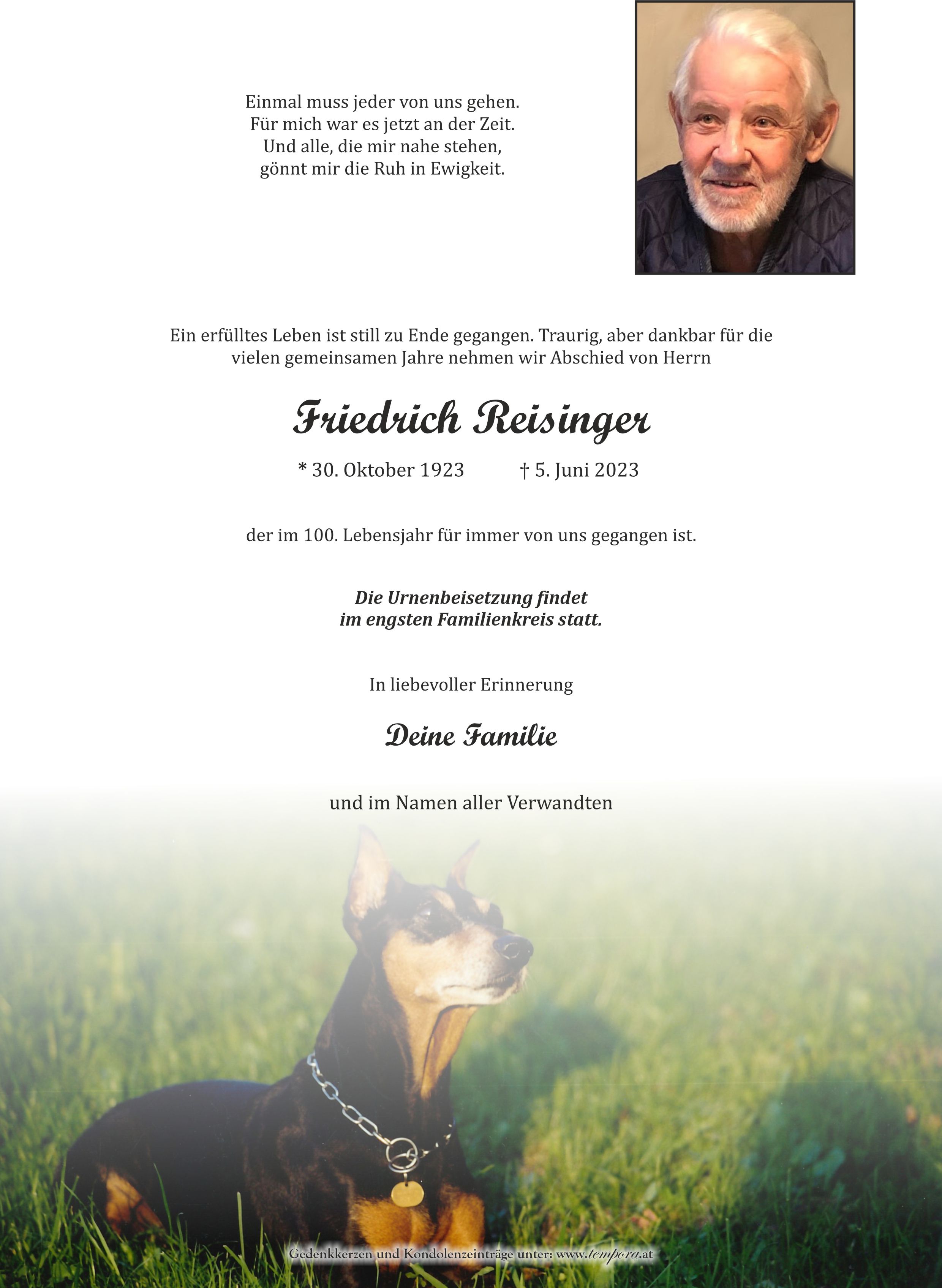 Parte Friedrich Reisinger