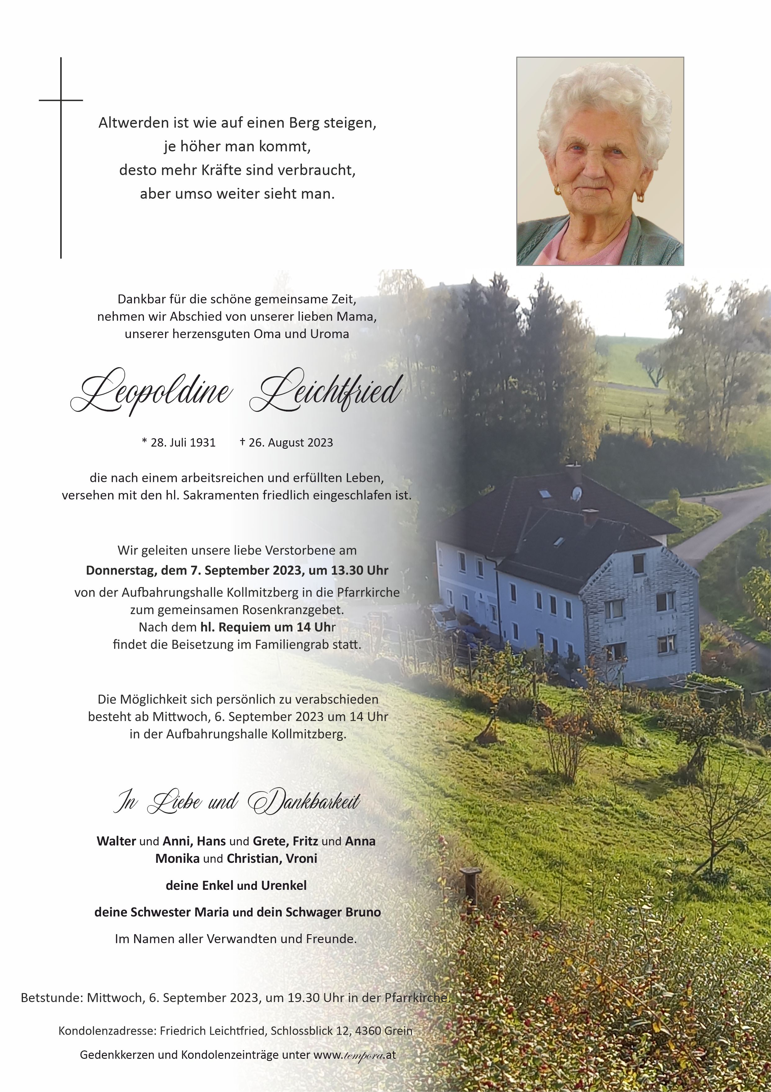 Parte Leopoldine Leichtfried