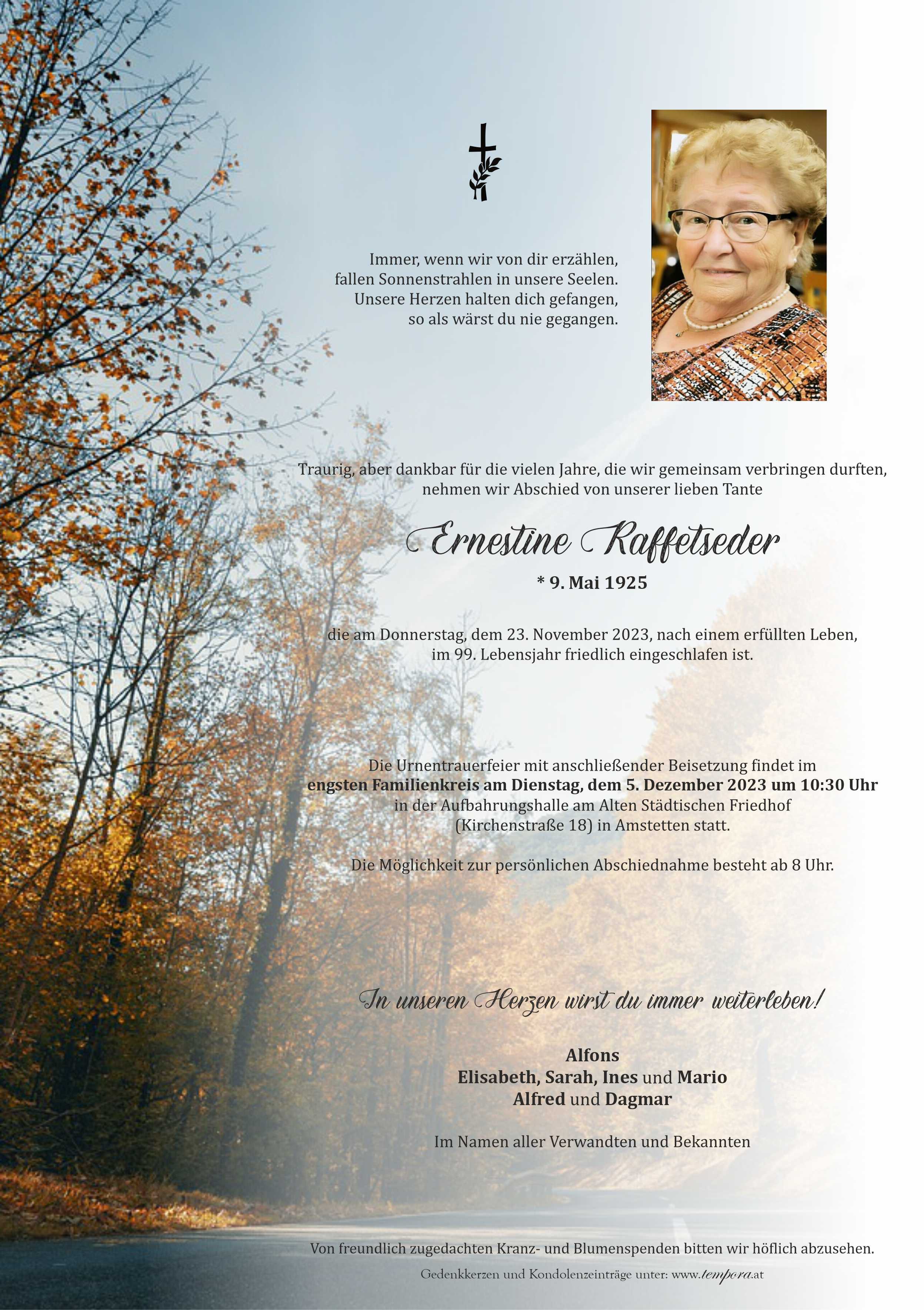 Parte Ernestine Raffetseder