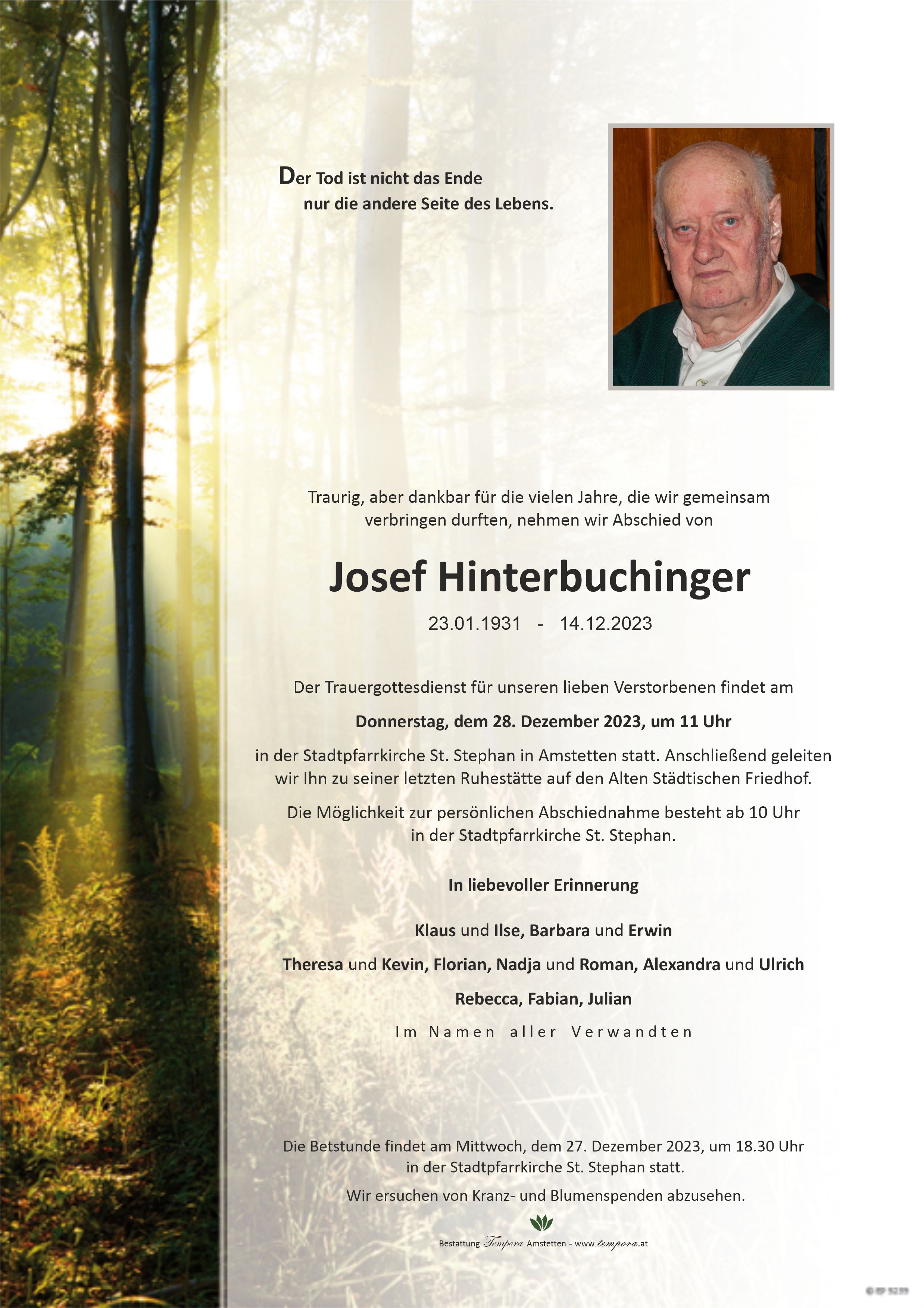Parte Josef Hinterbuchinger