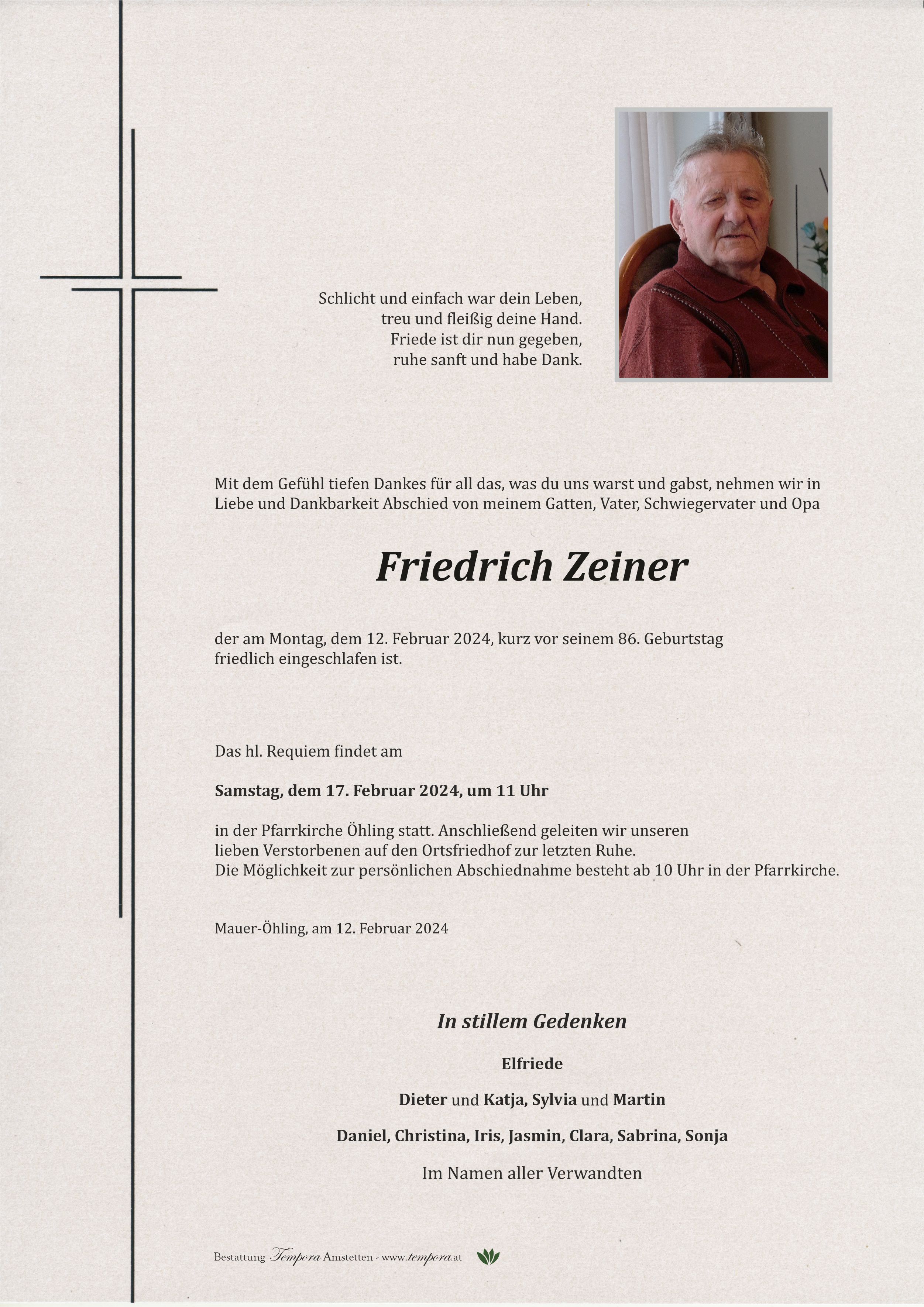 Parte Friedrich Zeiner