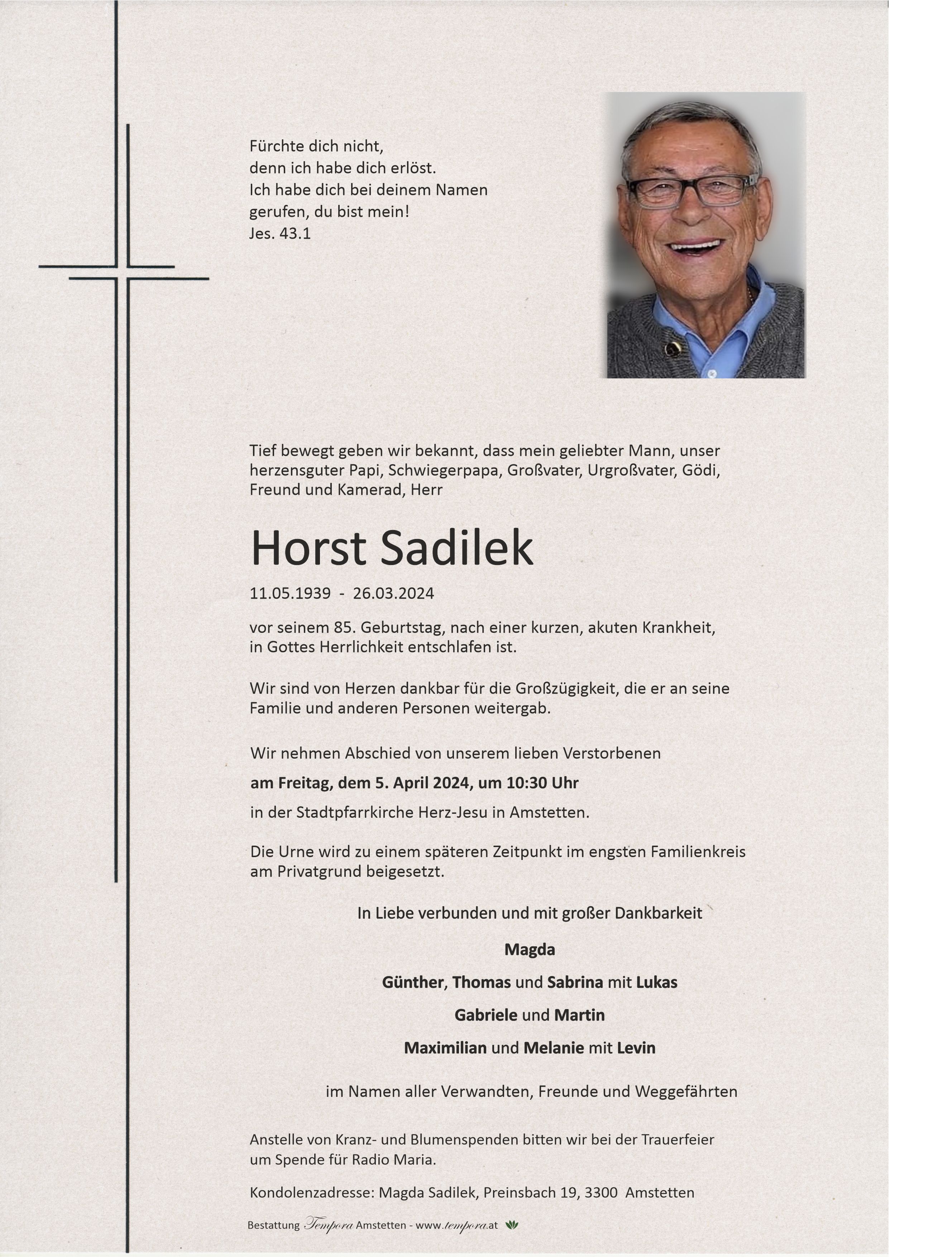 Parte Horst Sadilek