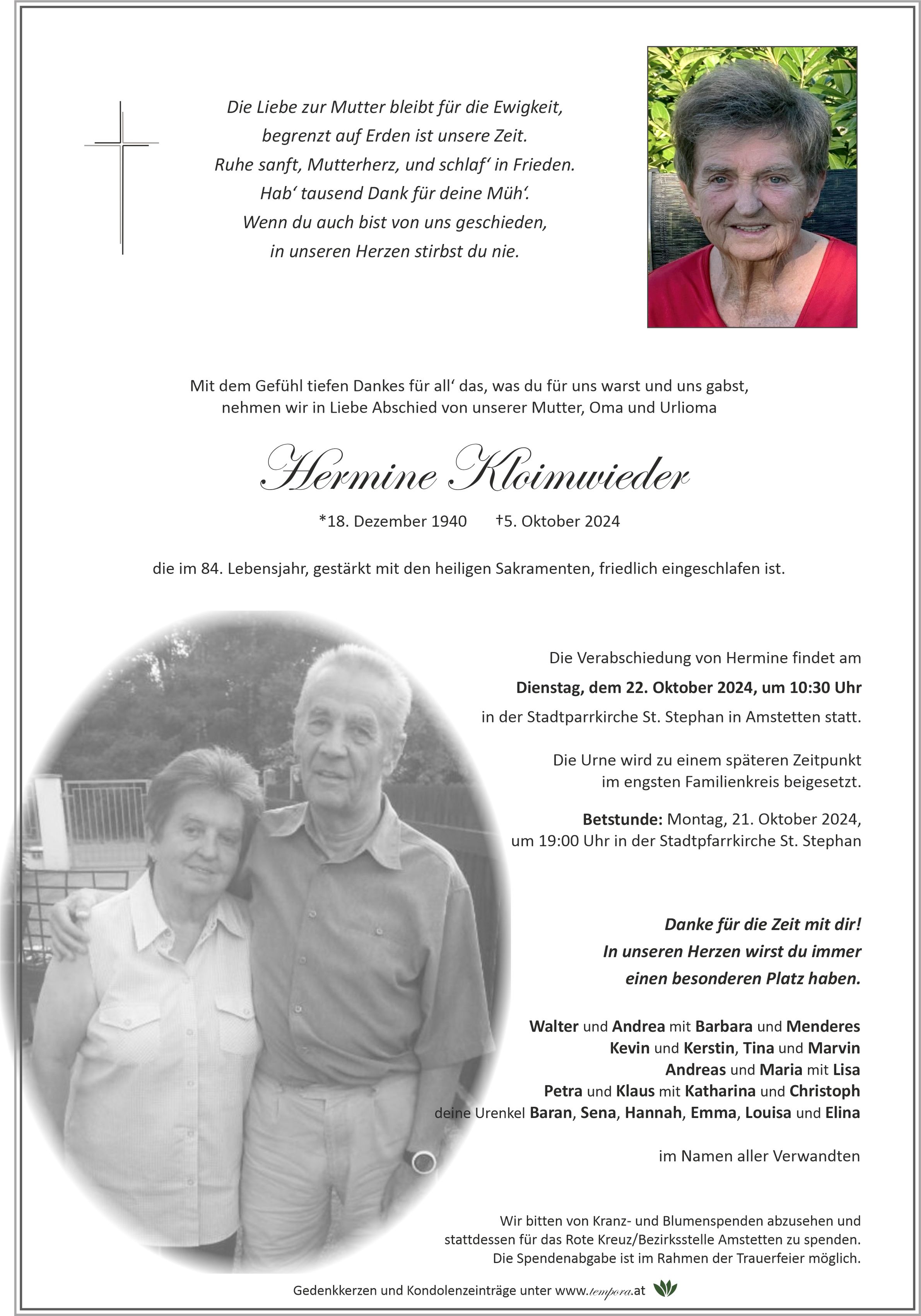 Parte Hermine Kloimwieder