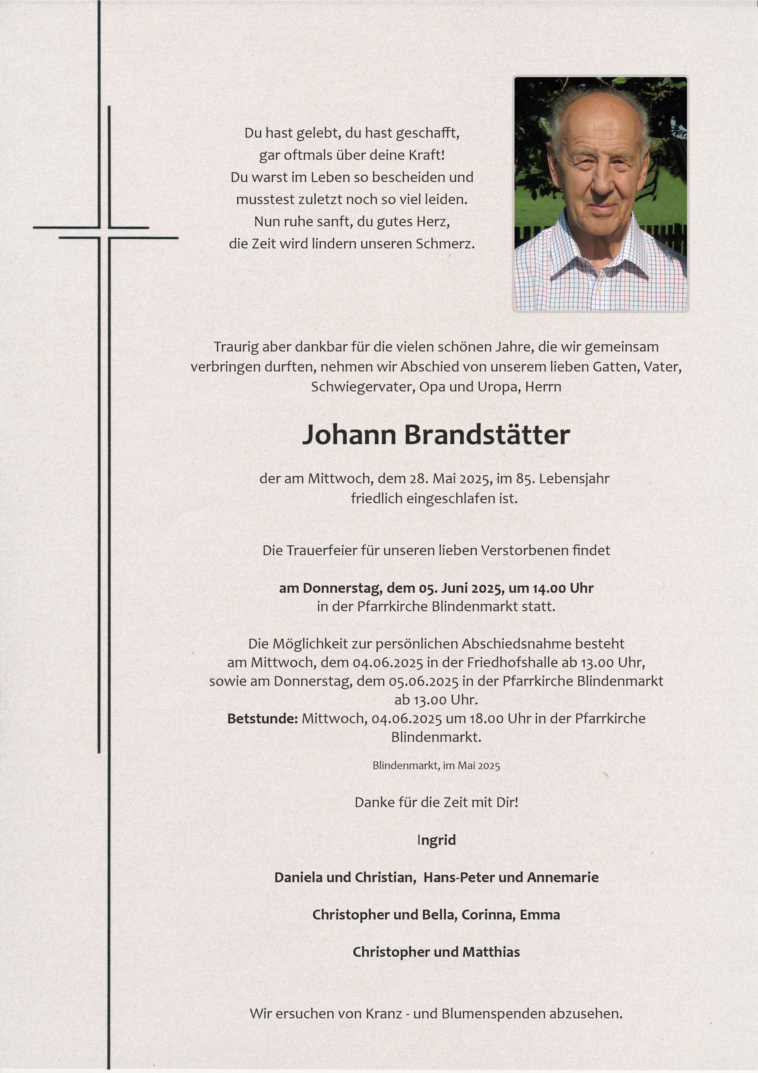 Parte Johann Brandstätter