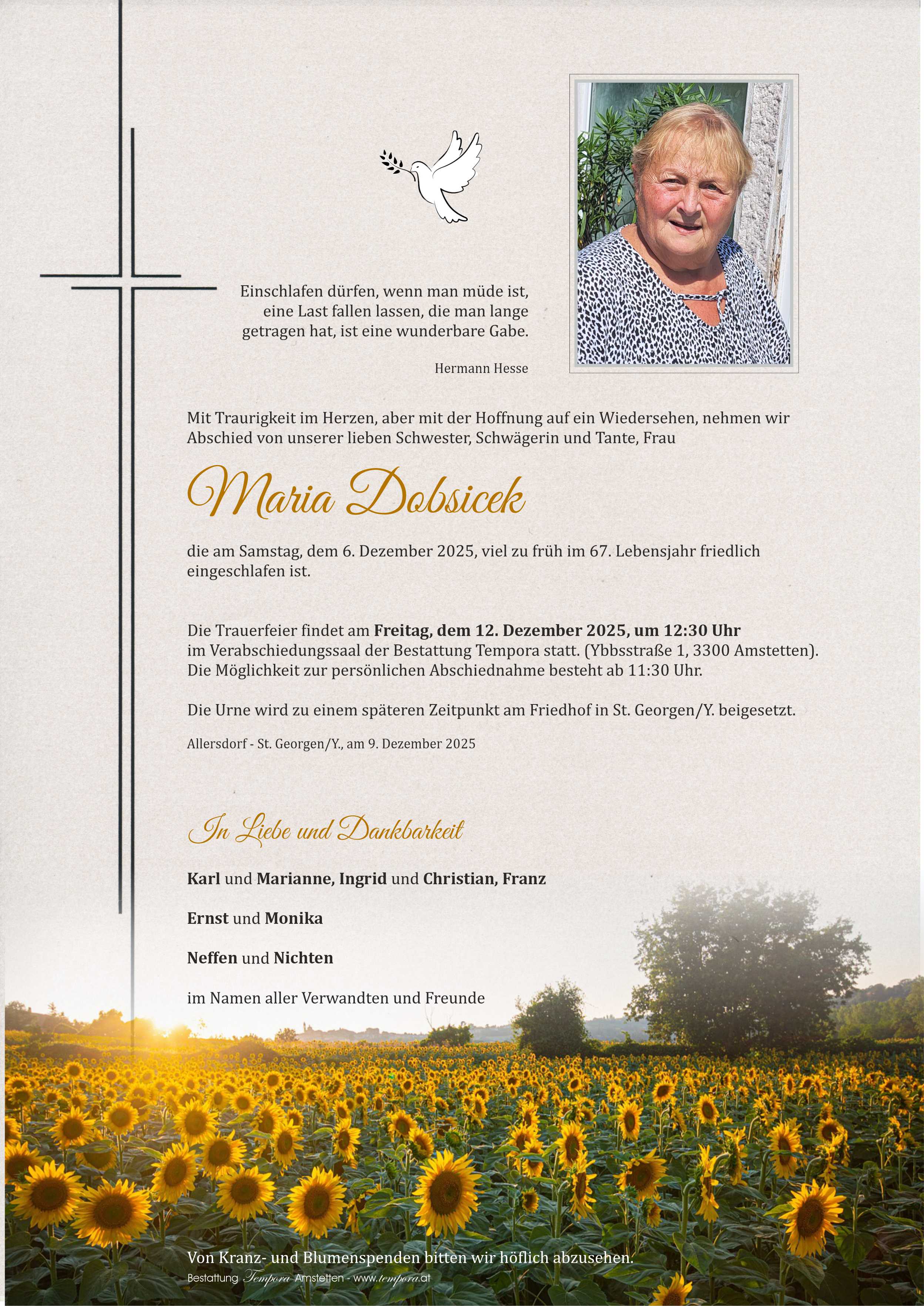 Parte Maria Dobsicek