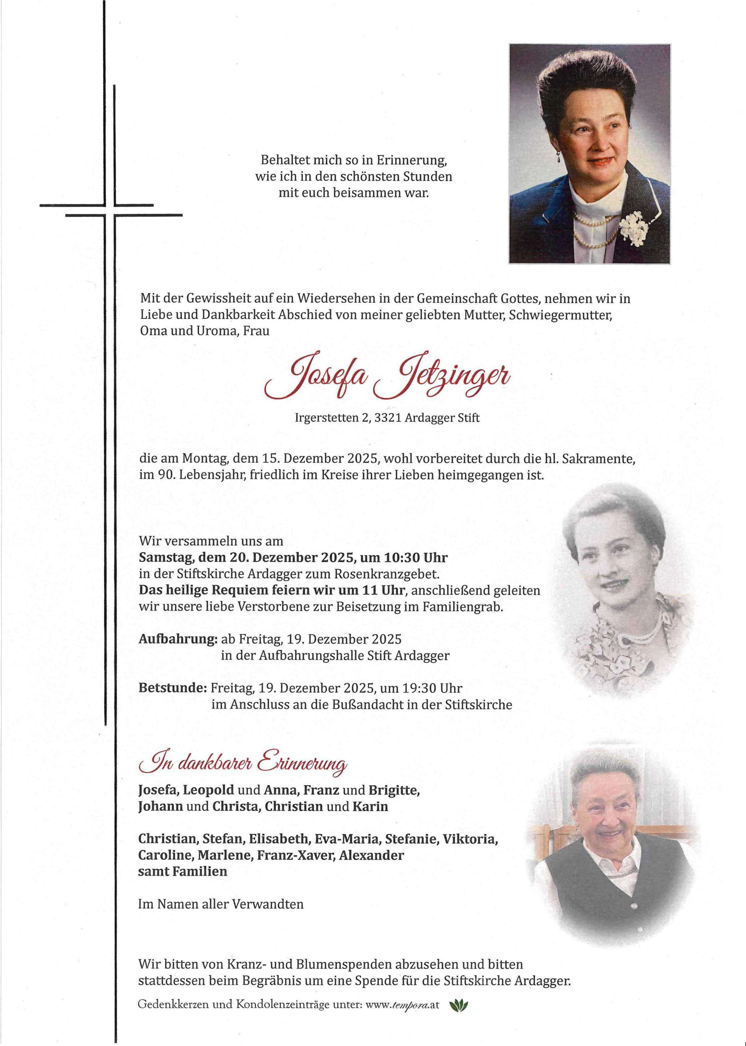 Parte Josefa Jetzinger