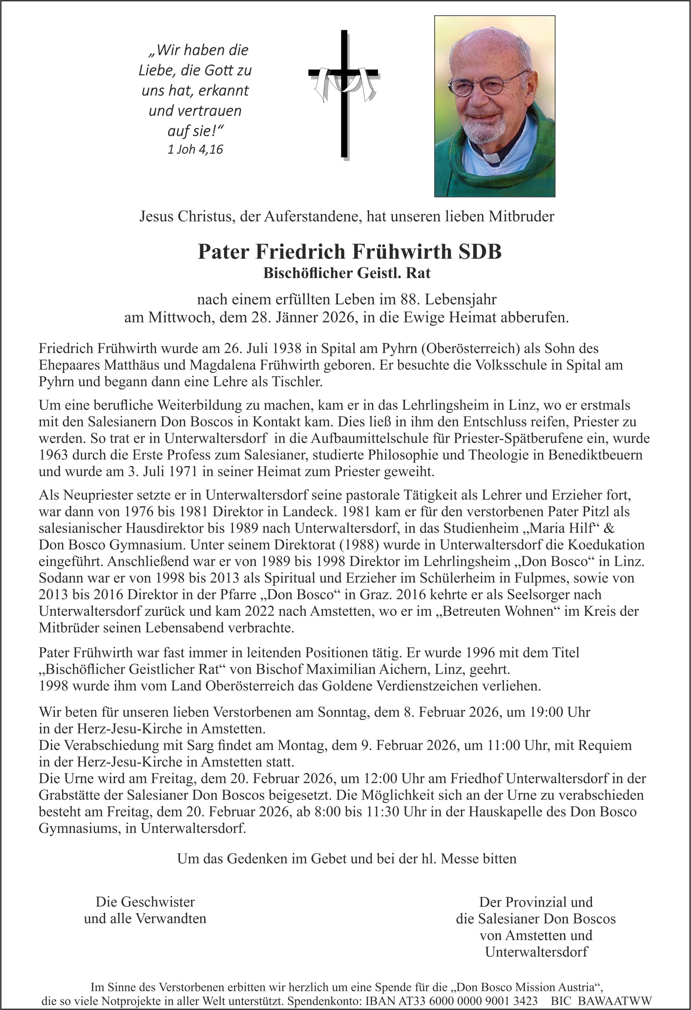 Parte Pater Friedrich Hermann Frühwirth