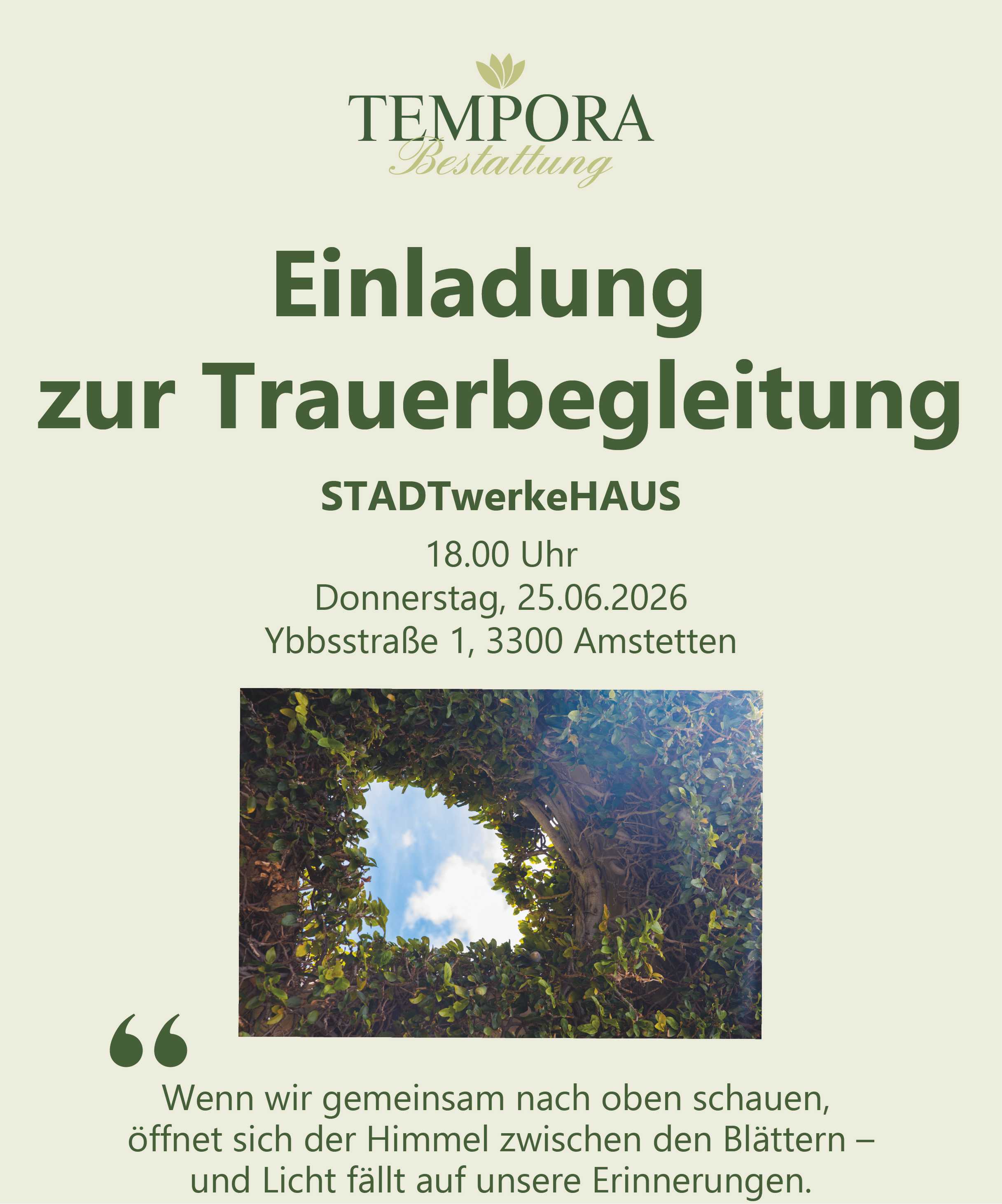 Trauergruppe  Juni